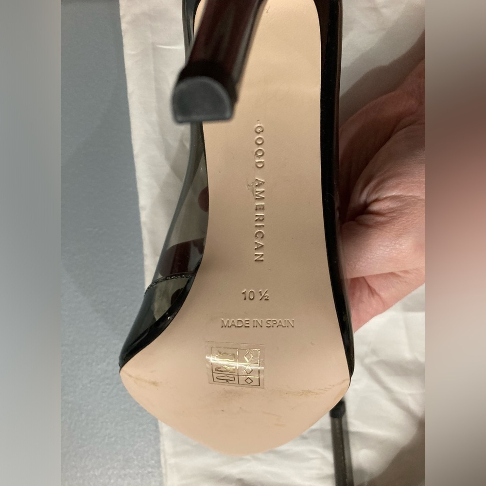 Good American CinderF*ckingRella in Black Pumps Sizes 6.5 - Picture 4 of 5
